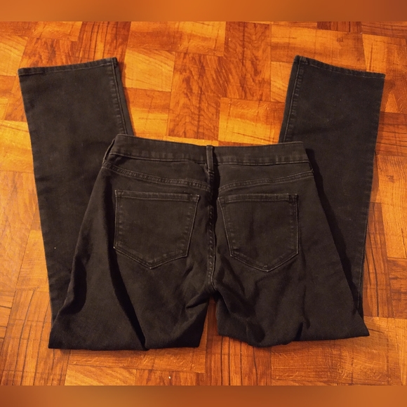 Old Navy Kicker Boot Cut Black Jeans Women's Size 4 Petite - Picture 5 of 6